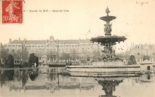 Angers Bassin du Mail Hotel de Ville Angers