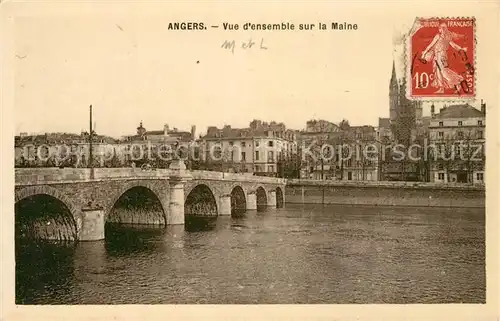 Angers ensemble sur la Maine Angers