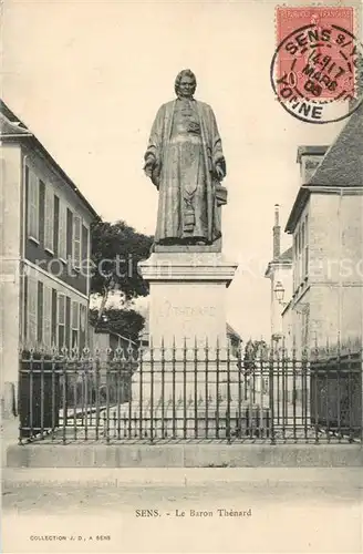 Sens_Yonne Baron Thenard Denkmal Sens_Yonne