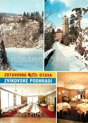 Zvikovske_Podhradi Hotel Winterlandschaft Zvikovske Podhradi