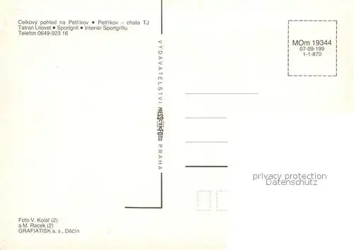 Jeseniky Petrikov chata Tatran Litovel Sportgrill Jeseniky