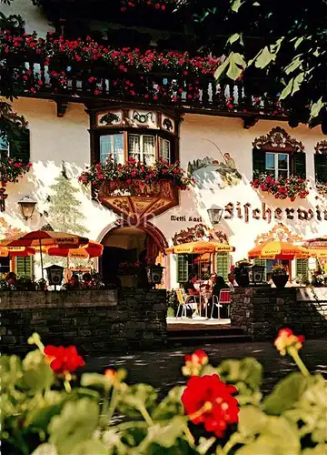 Walchsee_Tirol Postgasthof Pension Fischerwirt Walchsee Tirol