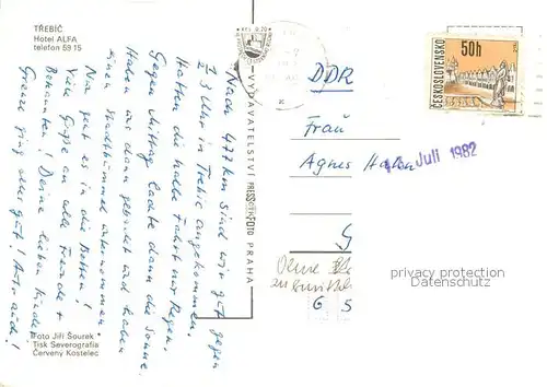 Trebic Hotel Alfa Gastraum Bar Trebic