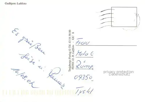 Gudhjem Fliegeraufnahme Gudhjem