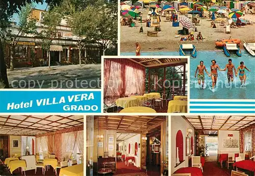 Grado_Pineta Hotel Villa vera Gastraeume Strand Grado Pineta
