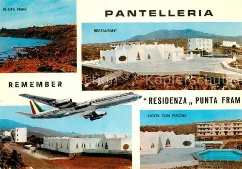 Pantelleria Punta Fram Restaurant Residenza Flugzeug Hotel con Piscina Pantelleria