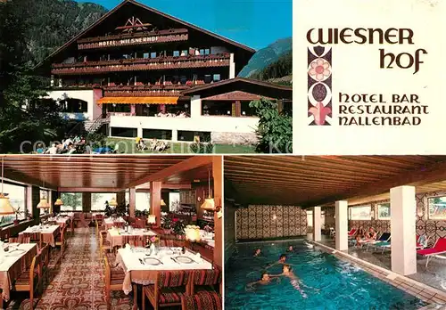 Wiesen_Sterzing Hotel Wiesnerhof Gastraum Hallenbad Wiesen_Sterzing
