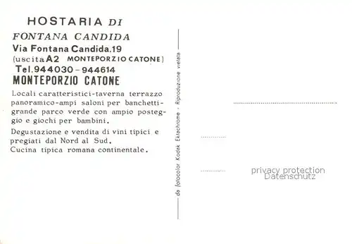 Monteporzio_Catone Hostaria di Fontana Candida Details 