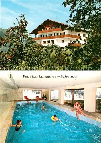 Schenna_Meran Pension Langwies Hallenbad Schenna Meran