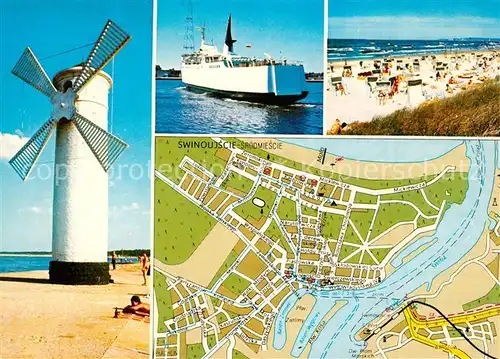 Swinoujscie_Swinemuende Stawa Mlyny Swiny symbol swinousjskiego portu Plaza Swinoujscie Swinemuende
