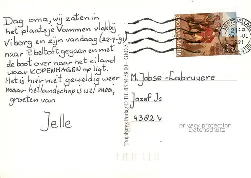 Daenemark Gebietskarte Daenemark