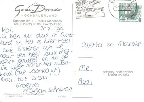 Medebach Gran Dorado Hochsauerland Hallenbad Gastraum Medebach