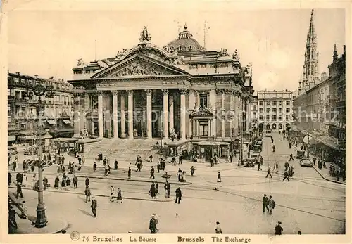 Bruxelles_Bruessel La Bourse Bruxelles_Bruessel