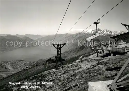 Locarno_Lago_Maggiore Seggiovia Colmanicchio Cimetta Bergbahn Bergrestaurant Alpenpanorama Locarno_Lago_Maggiore