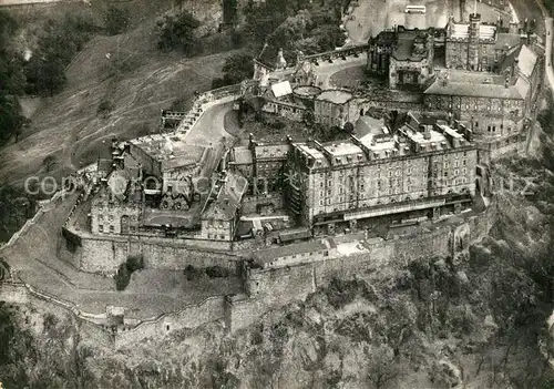 Edinburgh Castle from the air Edinburgh