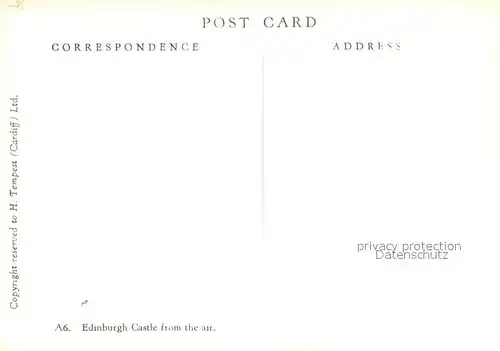 Edinburgh Castle from the air Edinburgh