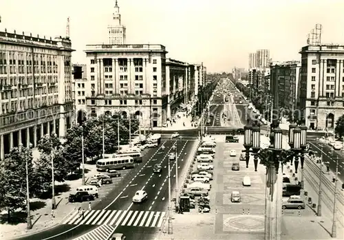 Warschau_Masowien Platz der Verfassung Marszalkowska Strasse Warschau Masowien