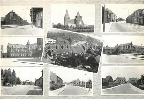 Panningen Straat Kerk Markt Bejaardentehuis School Panningen