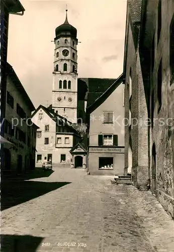 Bludenz_Vorarlberg Motiv mit Kirche Bludenz Vorarlberg