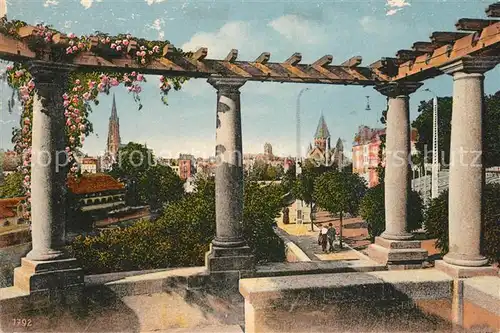 AK / Ansichtskarte Metz_Moselle Panorama vom Moselanlagen Metz_Moselle