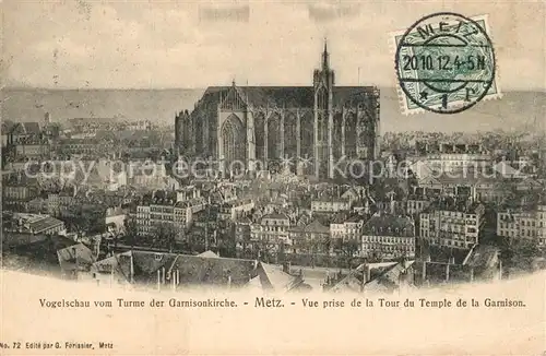 AK / Ansichtskarte Metz_Moselle Panorama Kathedrale Metz_Moselle