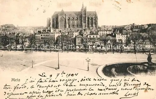 AK / Ansichtskarte Metz_Moselle Kathedrale Panorama Metz_Moselle