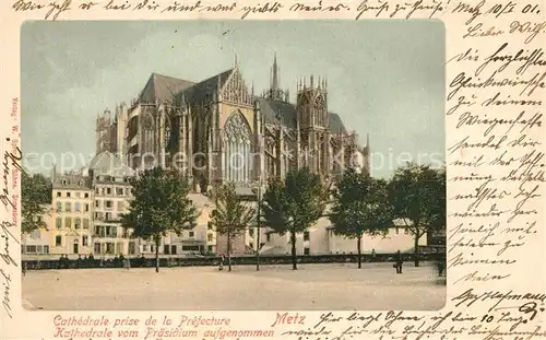 AK / Ansichtskarte Metz_Moselle Kathedrale Metz_Moselle