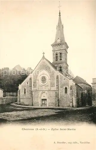 AK / Ansichtskarte Chevreuse Eglise Saint Martin Chevreuse