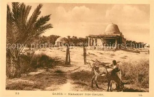 AK / Ansichtskarte Gabes Marabout Sidi Abslem Gabes