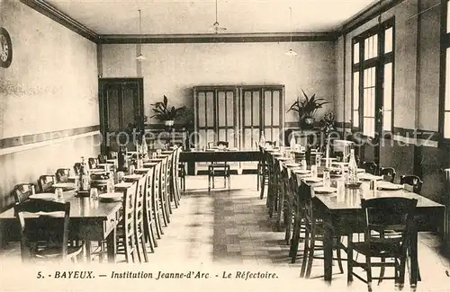 AK / Ansichtskarte Bayeux Institution Jeanne d Arc Le Refectoire Bayeux