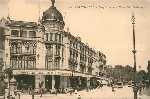 AK / Ansichtskarte Marseille_Bouches du Rhone Magasins des Nouvelles Galerses Marseille