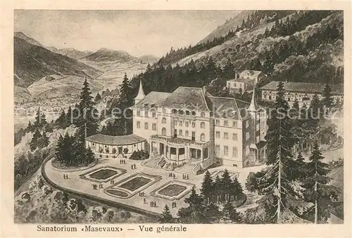 AK / Ansichtskarte Masevaux_Haut_Rhin_Alsace Sanatorium Masevaux Masevaux_Haut_Rhin_Alsace
