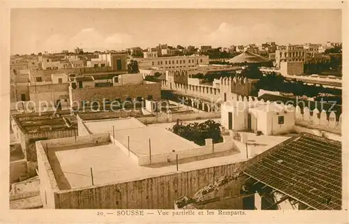 AK / Ansichtskarte Sousse Panorama Remparts Sousse