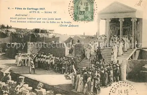 AK / Ansichtskarte Carthage_Karthago Fetes de Carthage  Carthage Karthago