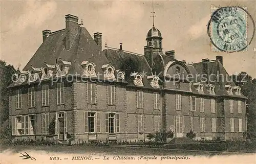 AK / Ansichtskarte Menou Chateau Menou
