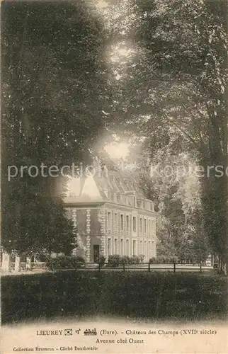 AK / Ansichtskarte Lieurey Chateau des Champs  Lieurey