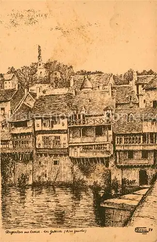 AK / Ansichtskarte Argenton sur Creuse Les Galeries Argenton sur Creuse