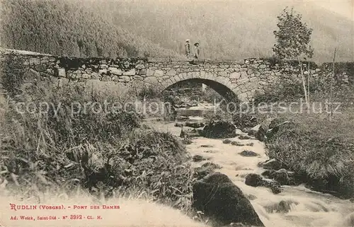 AK / Ansichtskarte Rudlin_Le Pont des Dames Rudlin_Le