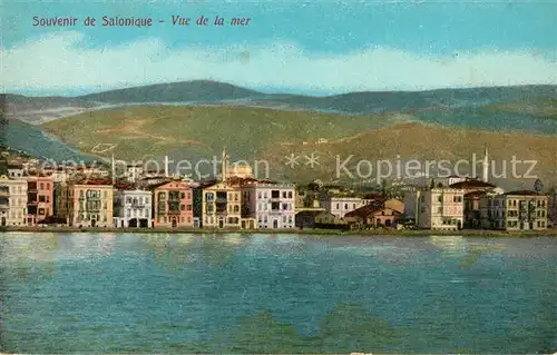 AK / Ansichtskarte Salonique_Salonica_Salonicco Panorama Meer 