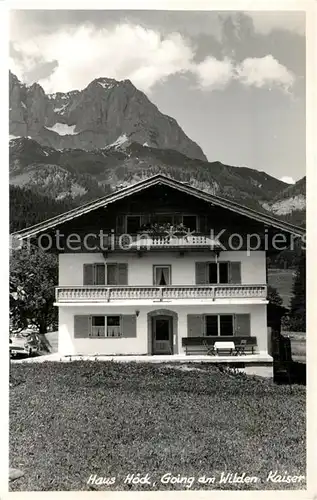 AK / Ansichtskarte Going_Wilden_Kaiser_Tirol Haus Hoeck Going_Wilden_Kaiser_Tirol