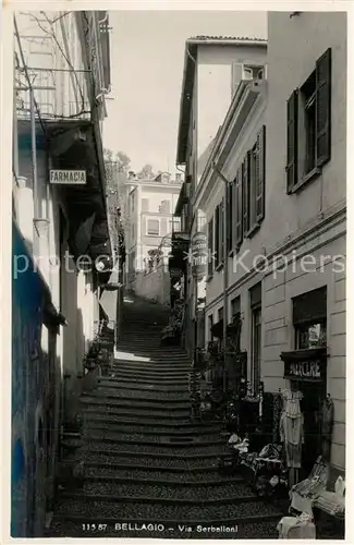 AK / Ansichtskarte Bellaggio Via Serbelloni Bellaggio