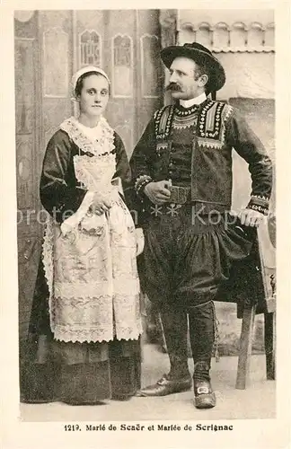 AK / Ansichtskarte Quimper Marie de Scaer et Mariee de Scripnac Quimper