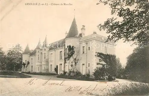 AK / Ansichtskarte Genille Chateau de Marolles Genille