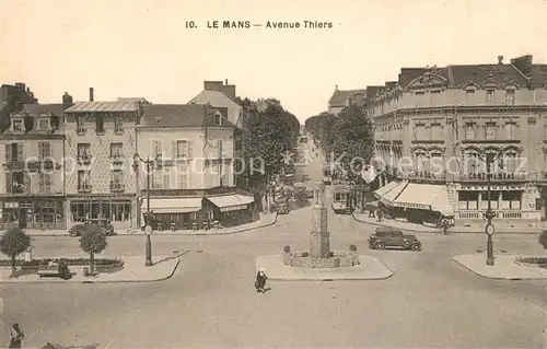 AK / Ansichtskarte Le_Mans_Sarthe Avenue Thiers Le_Mans_Sarthe