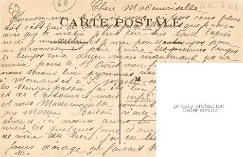 AK / Ansichtskarte Yzeron Vue generale panoramique Yzeron