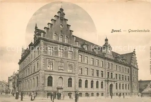 AK / Ansichtskarte Basel_BS Gewerbeschule Basel_BS