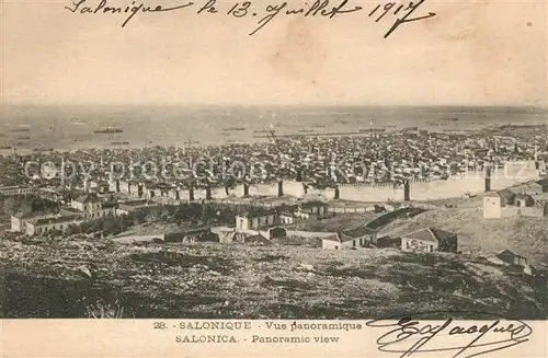 AK / Ansichtskarte Salonique_Salonica_Salonicco Vue panoramique 