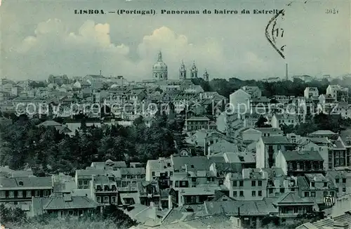 AK / Ansichtskarte Lisboa Panorama do bairro da Estrella Lisboa