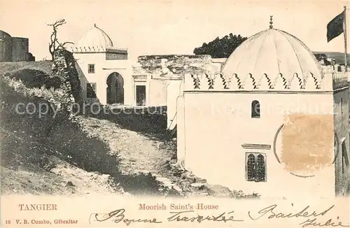 AK / Ansichtskarte Tangier_Tanger Moorish Saints House Tangier Tanger