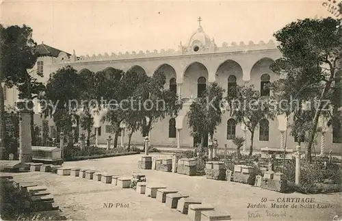 AK / Ansichtskarte Carthage_Karthago Jardin Musee de Saint Louis Carthage Karthago